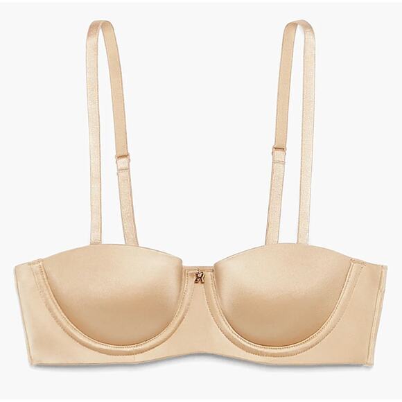 Savage x Fenty Core Microfiber Strapless Bra Honey Size 36A NWT - Picture 2 of 10